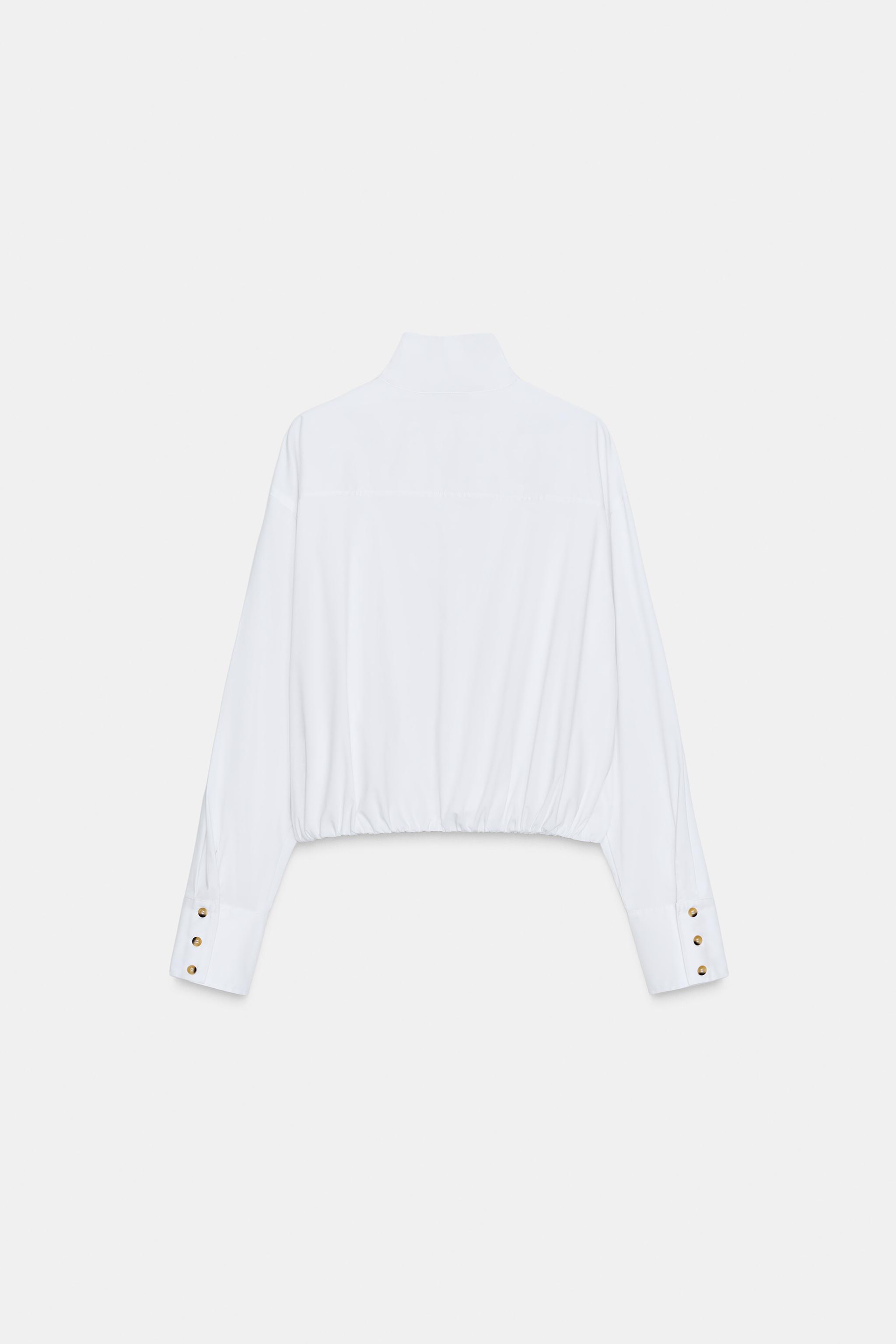 BALLOON POPLIN SHIRT